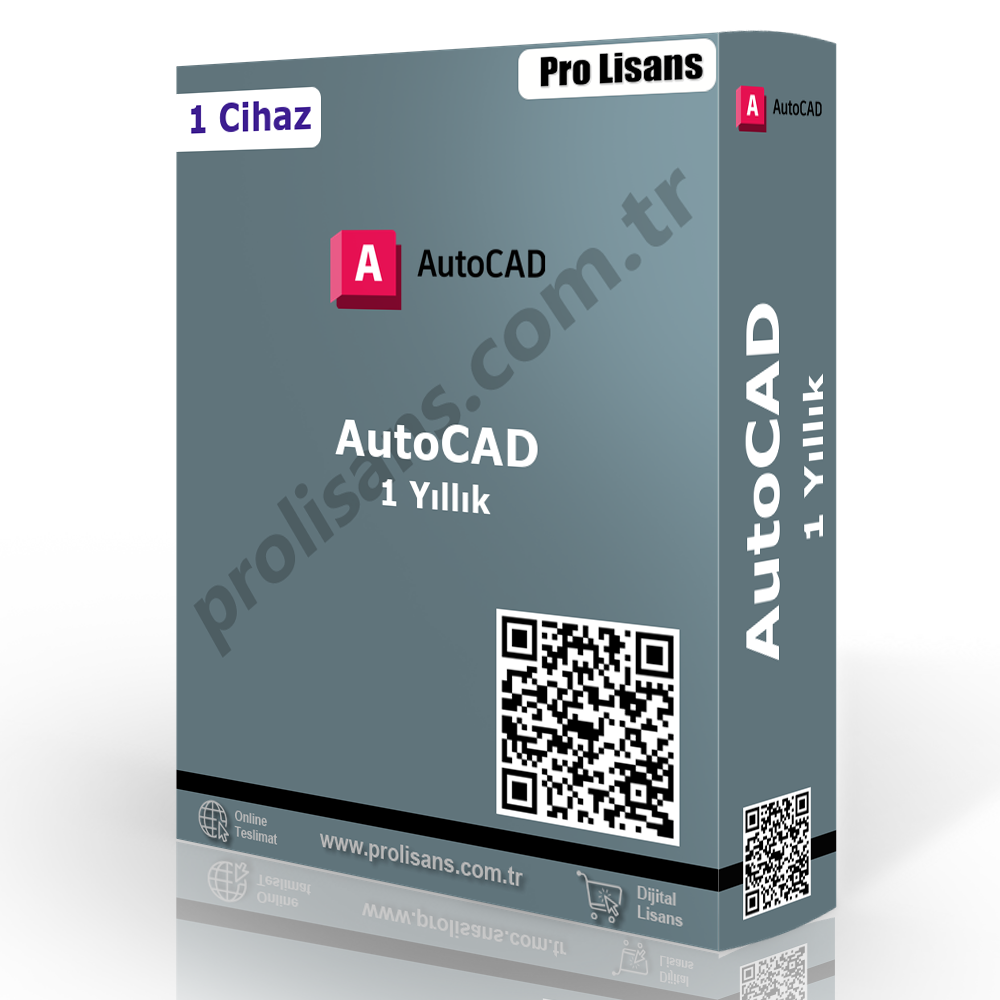 AutoCAD - 1 Yıllık (1 Yıl Garantili)