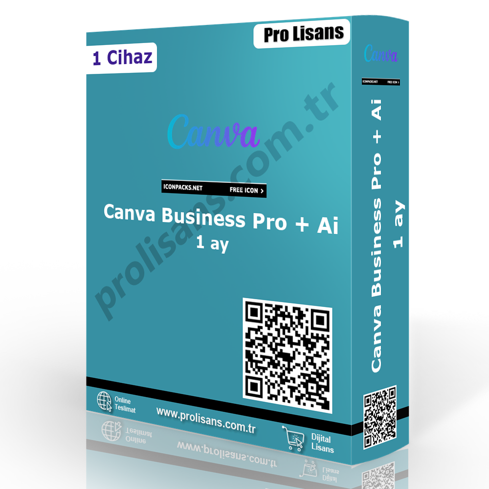 Canva Business Pro + Ai - 1 ay