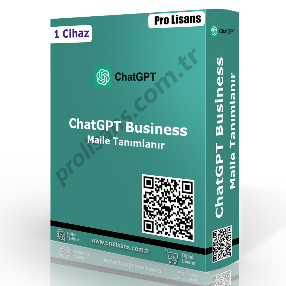 ChatGPT Business - Maile Tanımlanır (Garanti: Tam)