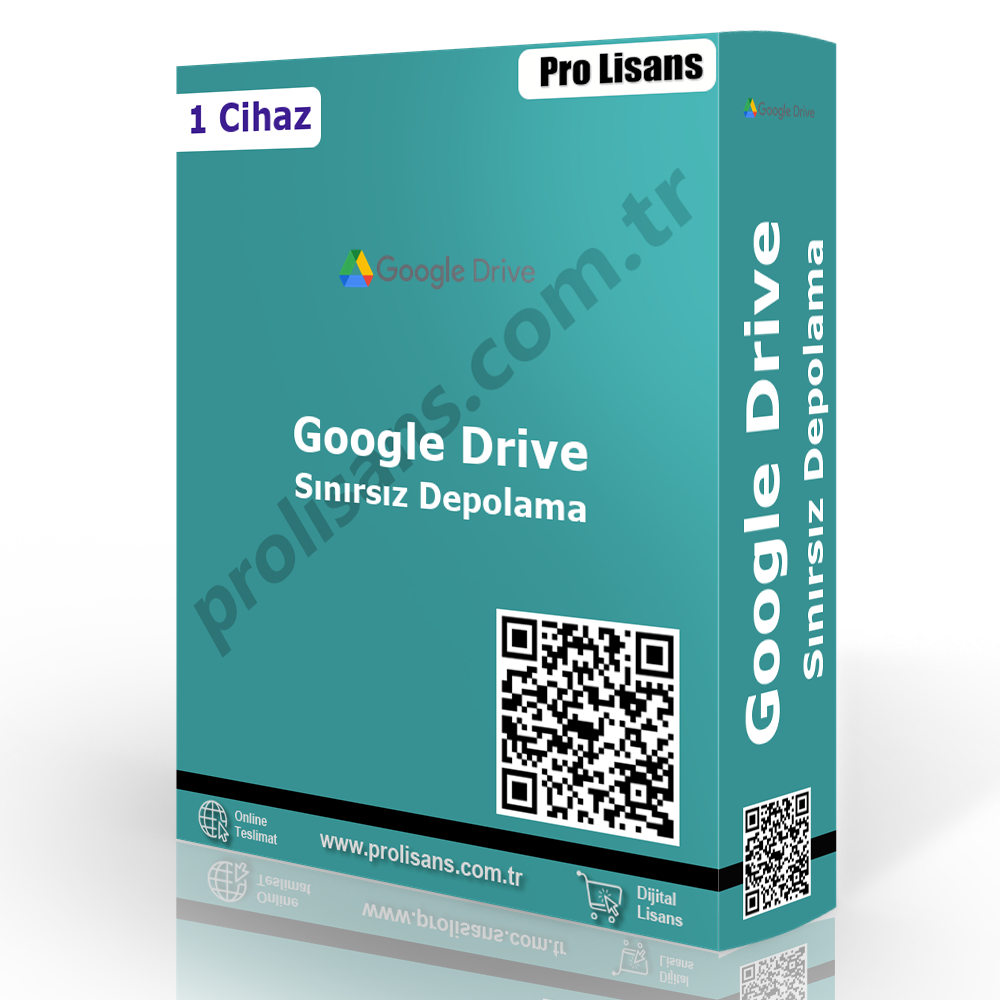 Google Drive - Sınırsız Depolama (Garanti: 1 Yıl)