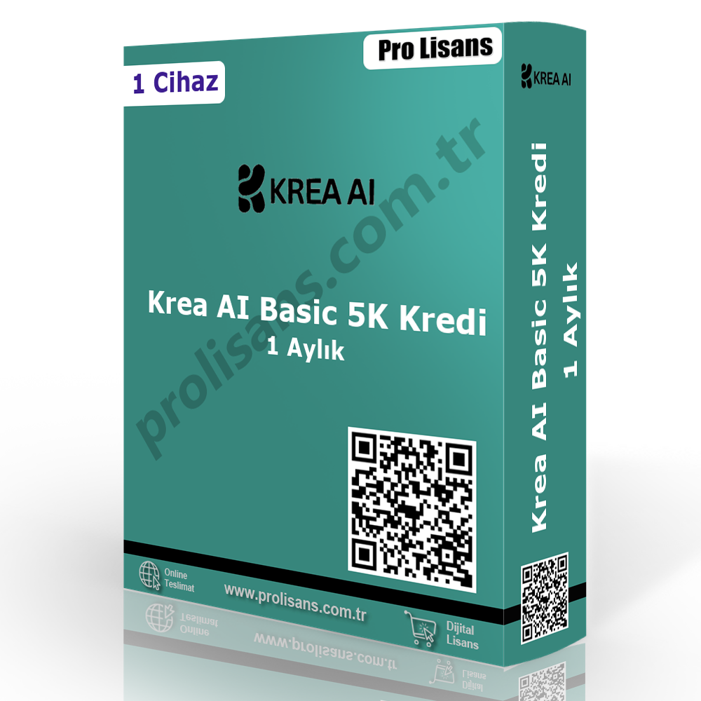 Krea AI Basic 5K Kredi - 1 Aylık (Garanti: 5 gün)