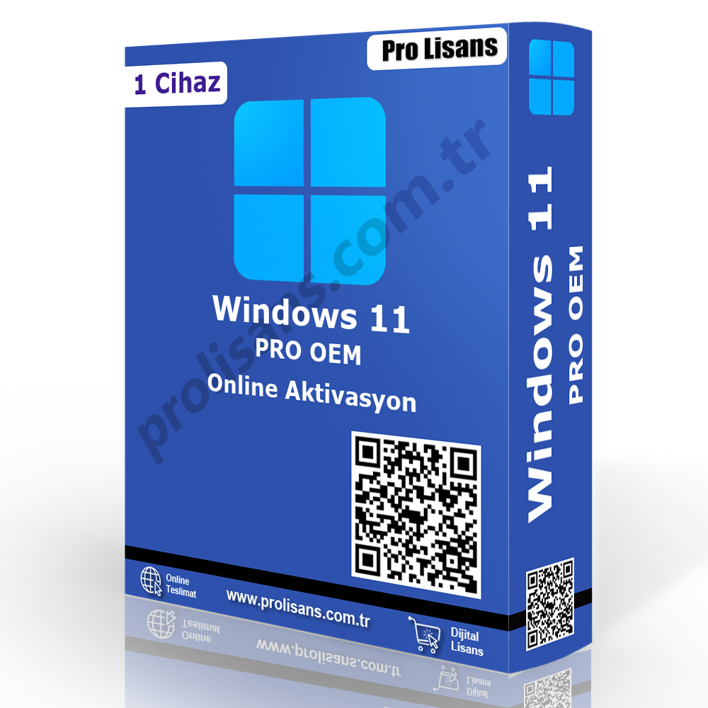 OEM Windows 11 Pro - Online (Anında Aktif Eder!)