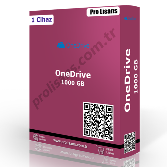OneDrive - 1000 GB (Garanti: 1 Yıl)
