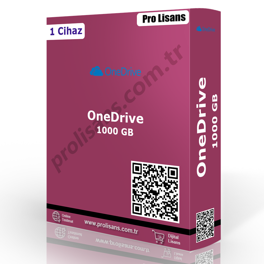 OneDrive - 1000 GB (Garanti: 1 Yıl)